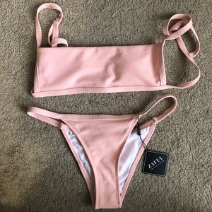NWT pink ZAFUL bikini